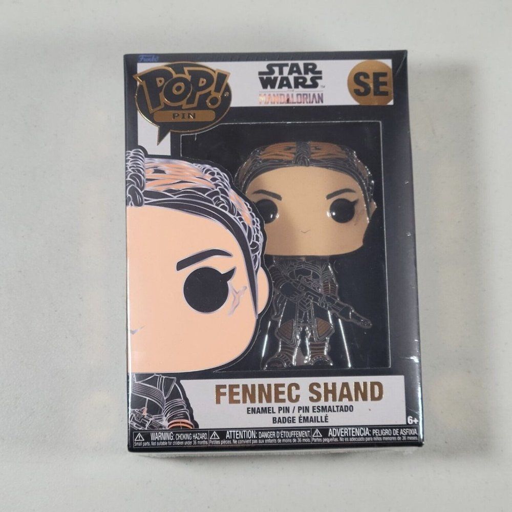 Star Wars Fennec Shand Funko Pop! Pin SE New In Box GIFT Mandalorian SE